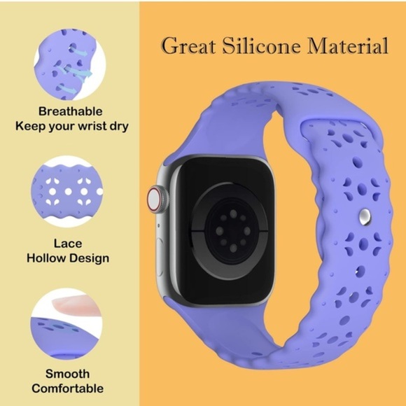 Chic Nylon‎ Solo Loop Bands for All Apple Watch Sizes - 3 Pack! - Picture 2 of 9